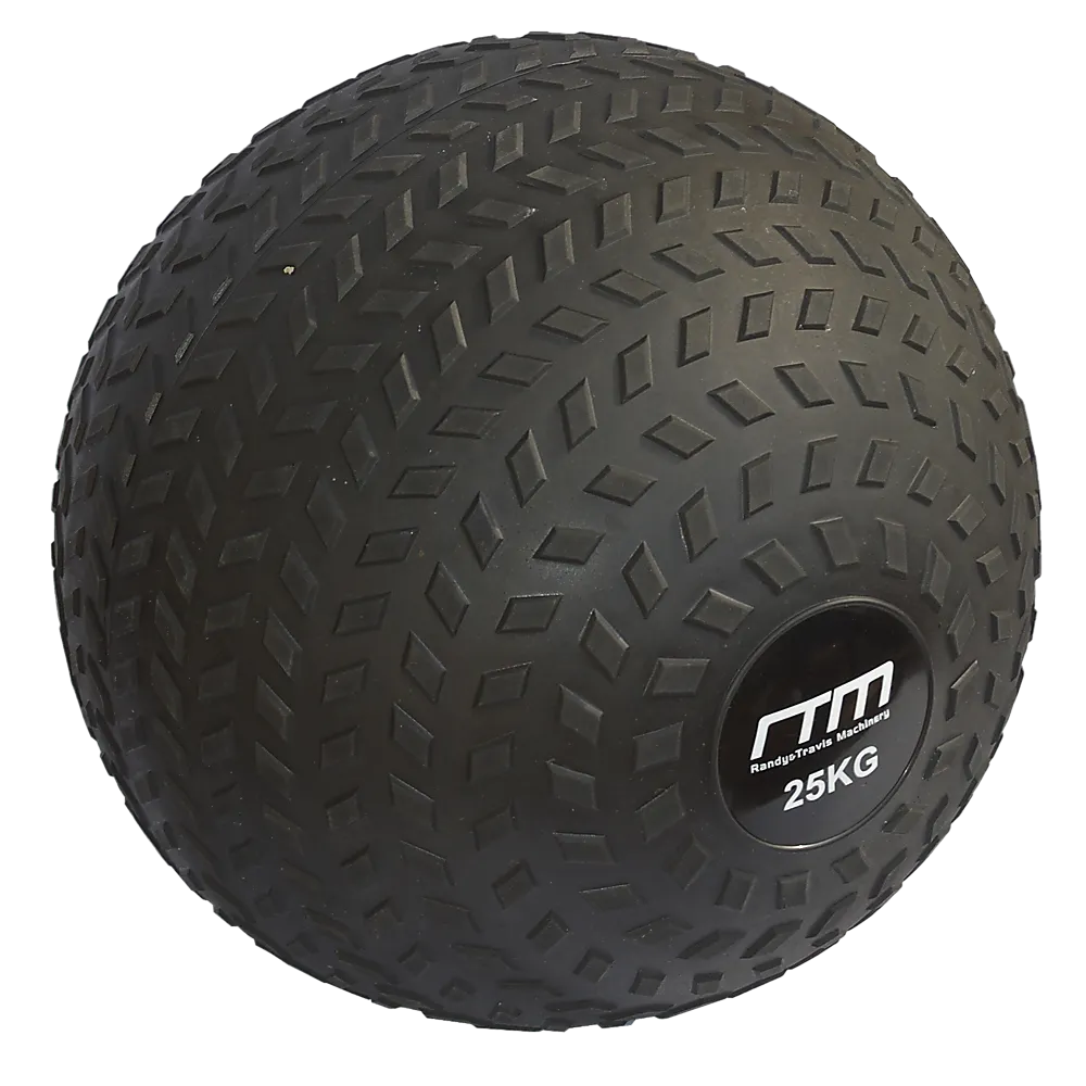 25kg Non-Bounce Tyre Slam Medicine Ball with Grip for Gym