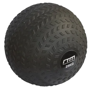 25kg Non-Bounce Tyre Slam Medicine Ball with Grip for Gym