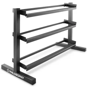 3-Tier Dumbbell Weight Rack, Heavy-Duty