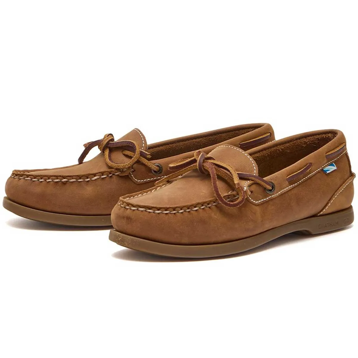 30% OFF CHATHAM Ladies Olivia G2 Slip-On Deck Shoes - Walnut UK 6