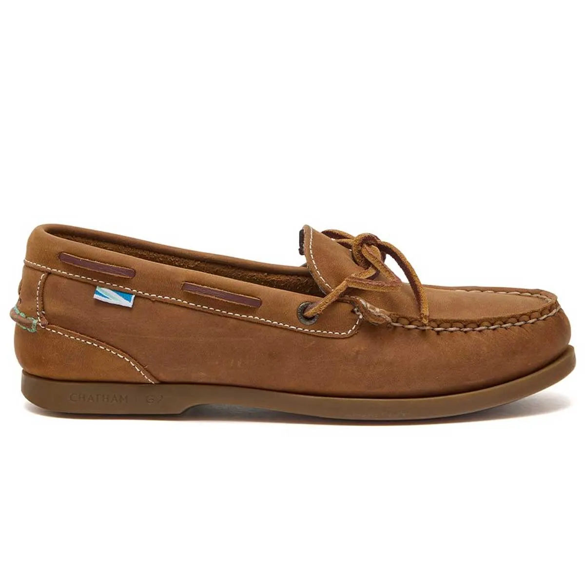 30% OFF CHATHAM Ladies Olivia G2 Slip-On Deck Shoes - Walnut UK 6