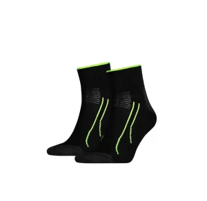 6 x Unisex Puma Performance Training Quarter Crew Black Socks