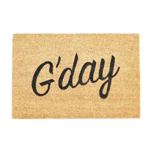 90cm x 60cm G'Day Coir Door Mat - By Nicola Spring