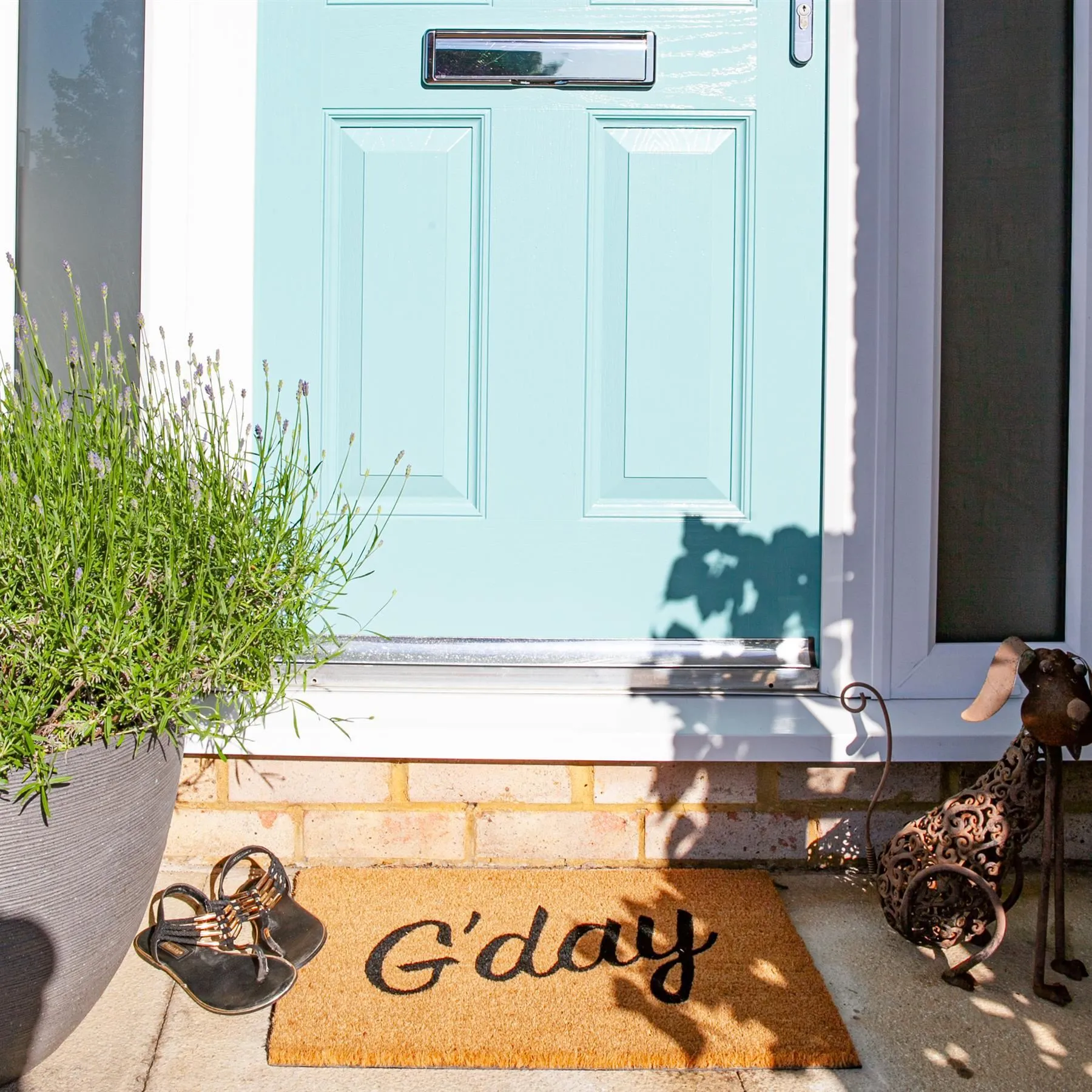 90cm x 60cm G'Day Coir Door Mat - By Nicola Spring