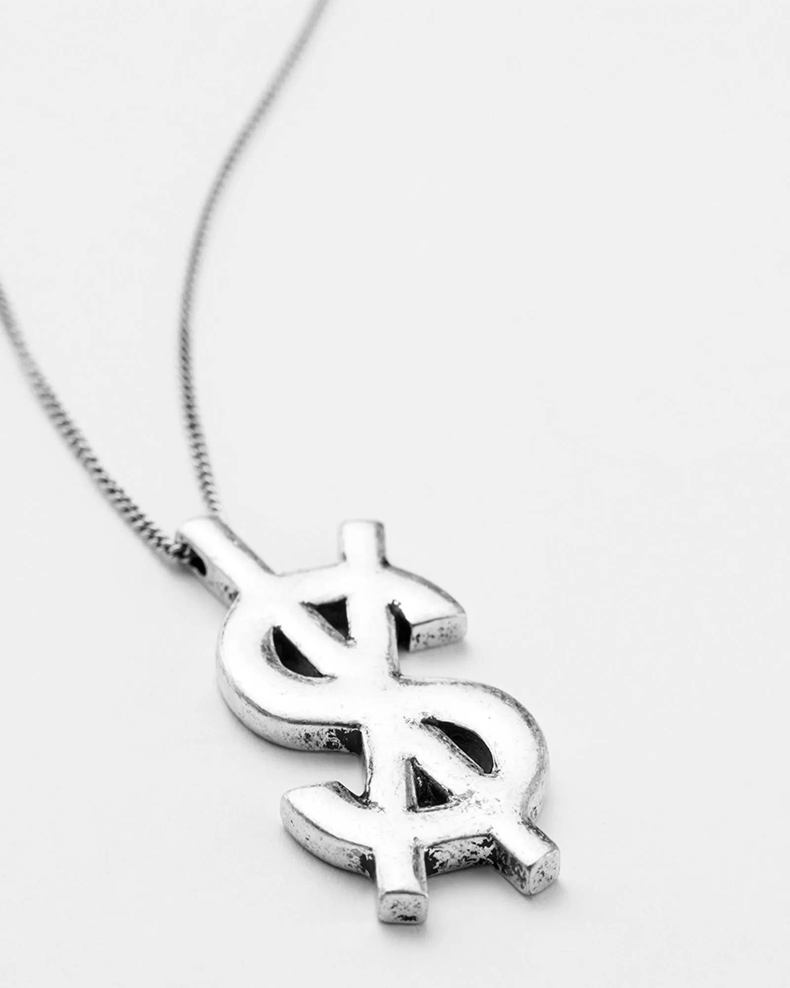 925 DRIPPS CROSS DOLLAR NECKLACE