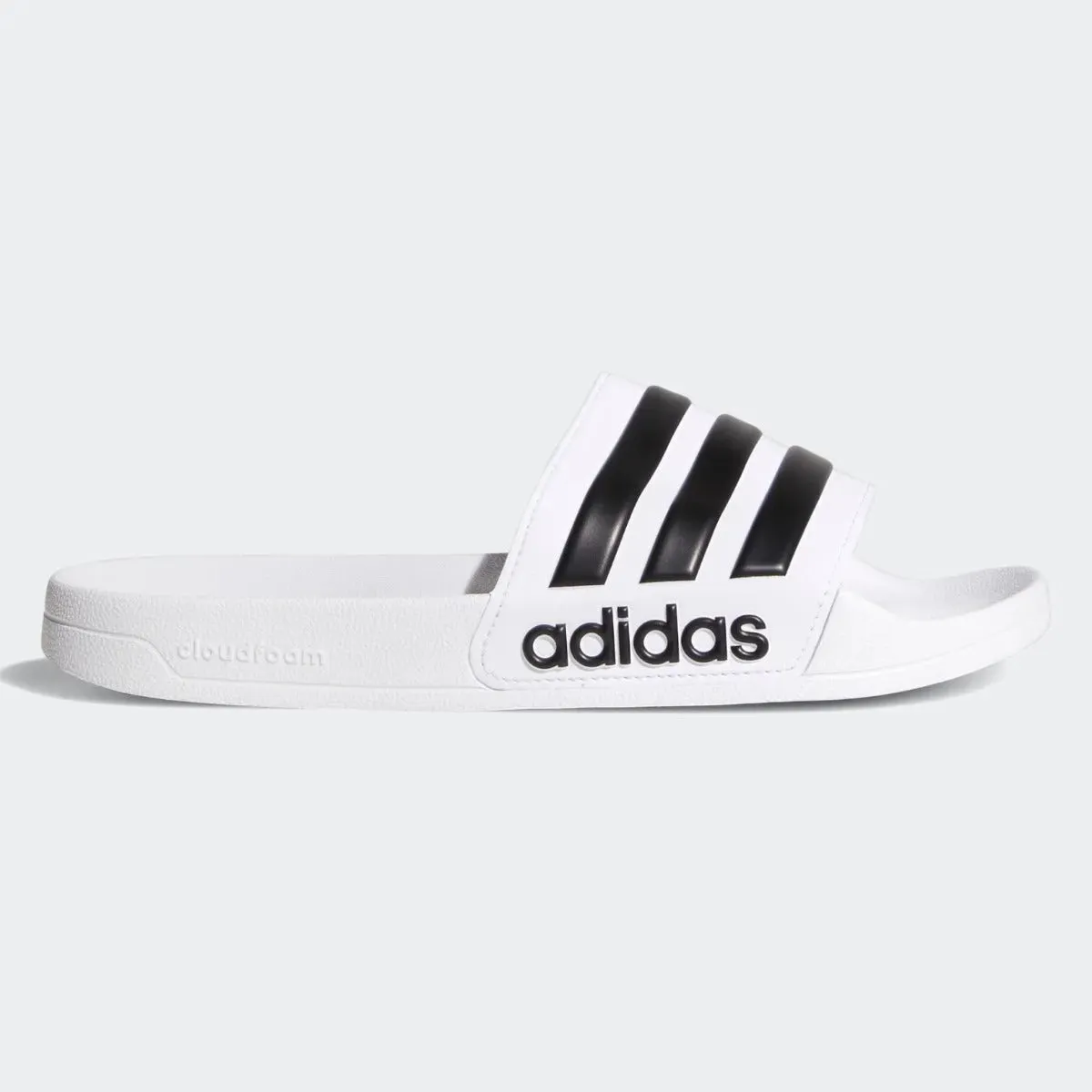 adidas Adilette Shower Sandals - White-Black