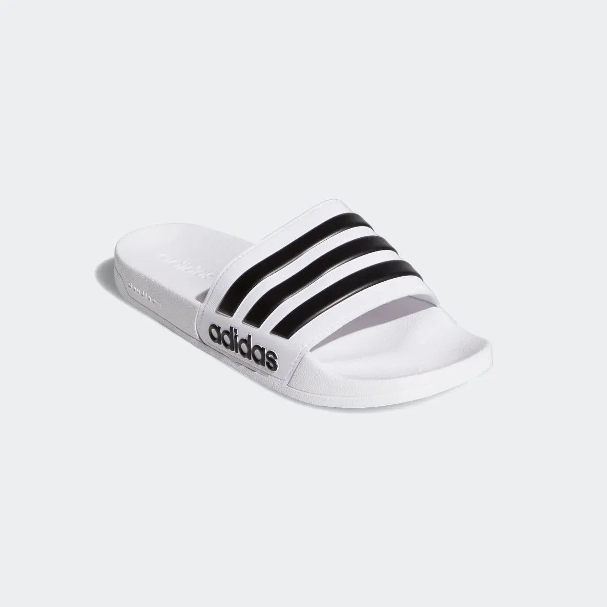 adidas Adilette Shower Sandals - White-Black