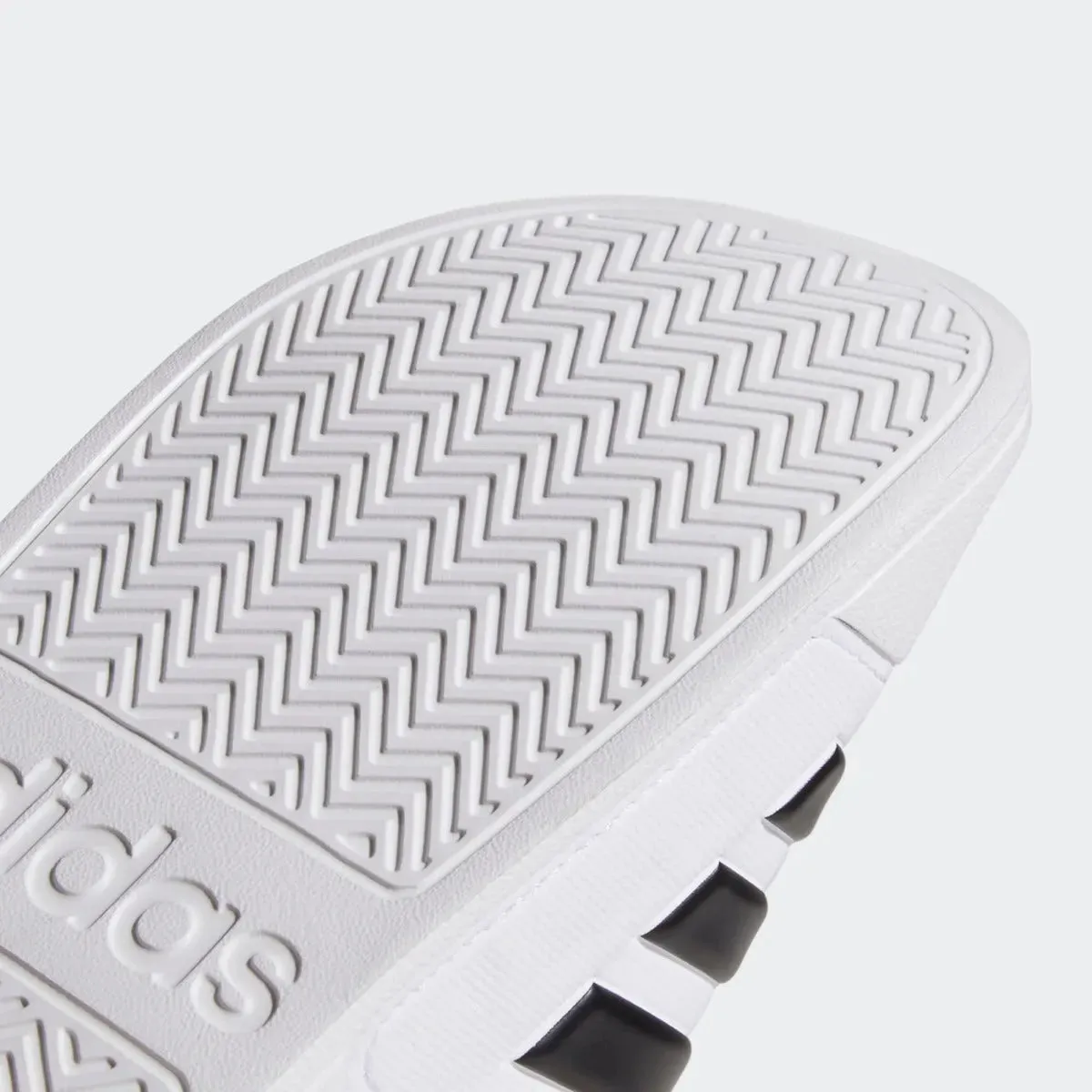 adidas Adilette Shower Sandals - White-Black