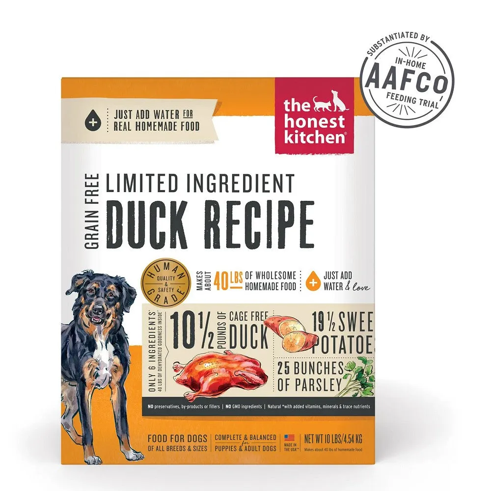 Adult Grain Free Limited Ingredient Duck & Sweet Potato Complete Dehydrated Dog Food