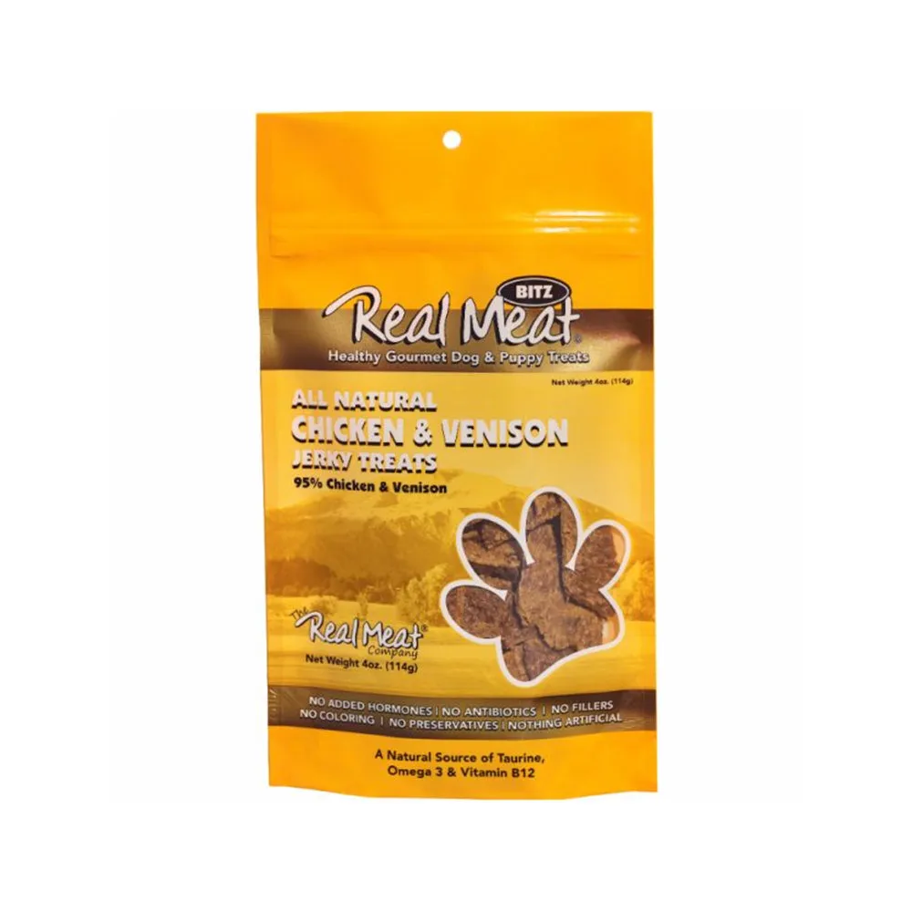 All Natural Chicken & Venison Jerky Dog Treats