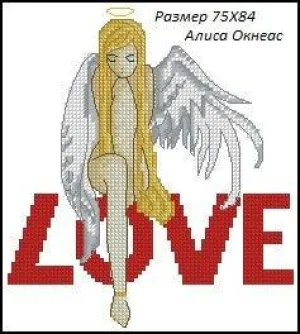 Angel - PDF Free Cross Stitch Pattern