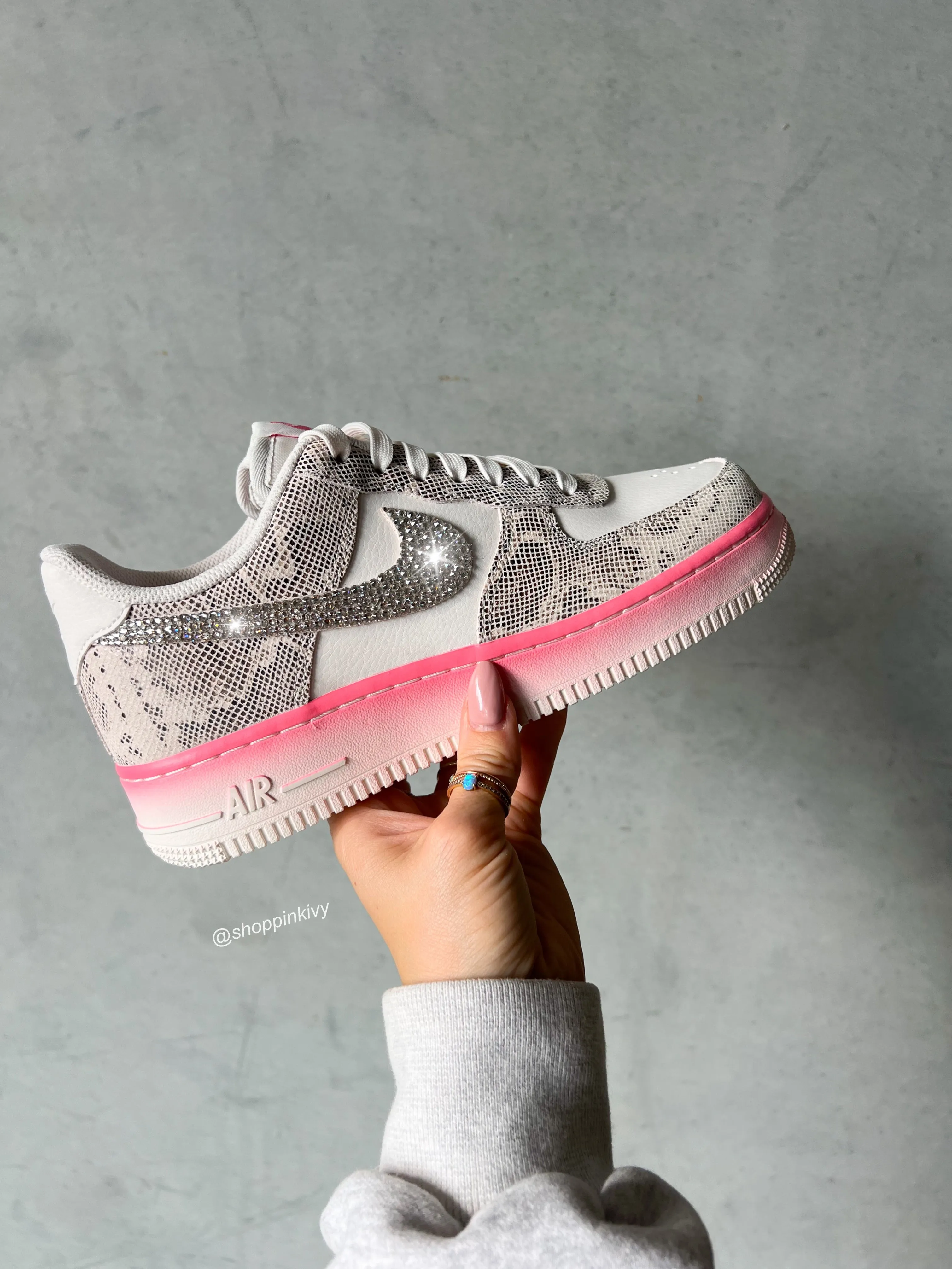 Anniversary Edition Swarovski Womens Nike Air Force One