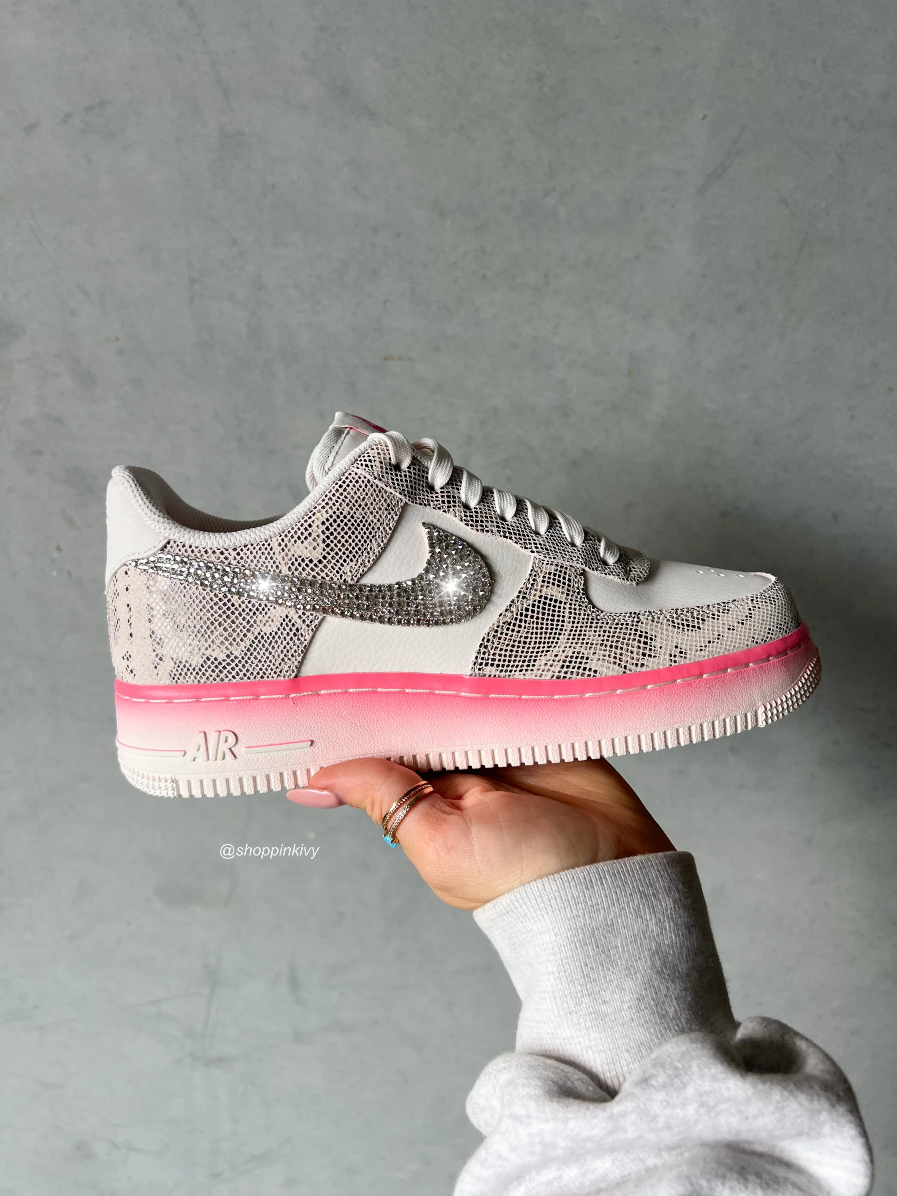 Anniversary Edition Swarovski Womens Nike Air Force One