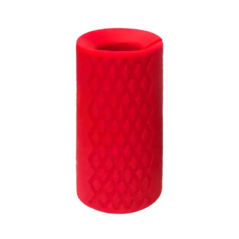 Anti-Slip Barbell Grips: Silicone Rubber Dumbbell Hand Protectors