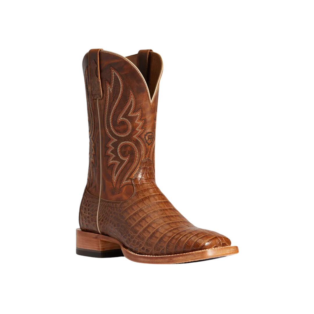 Ariat Men's Relentless Denton Western Caiman Belly Boot