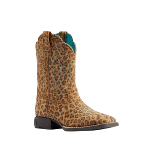 Ariat Youth Primetime Faded Leopard Pull-On Boot