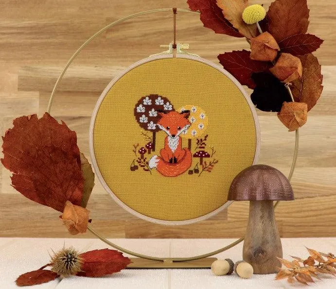 Autumn Fox - PDF Free Cross Stitch Pattern