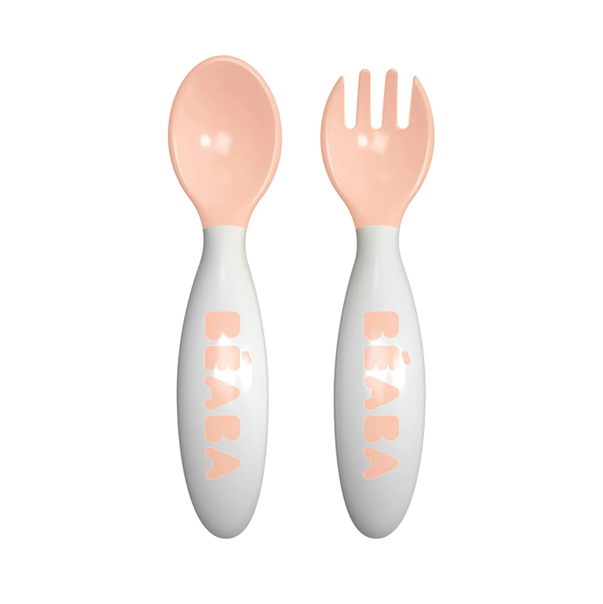 Beaba Training Fork and Spoon - Nude