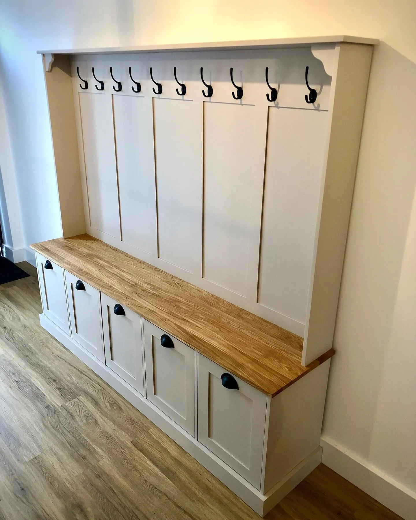 Boot Room Storage Bench with Drawers