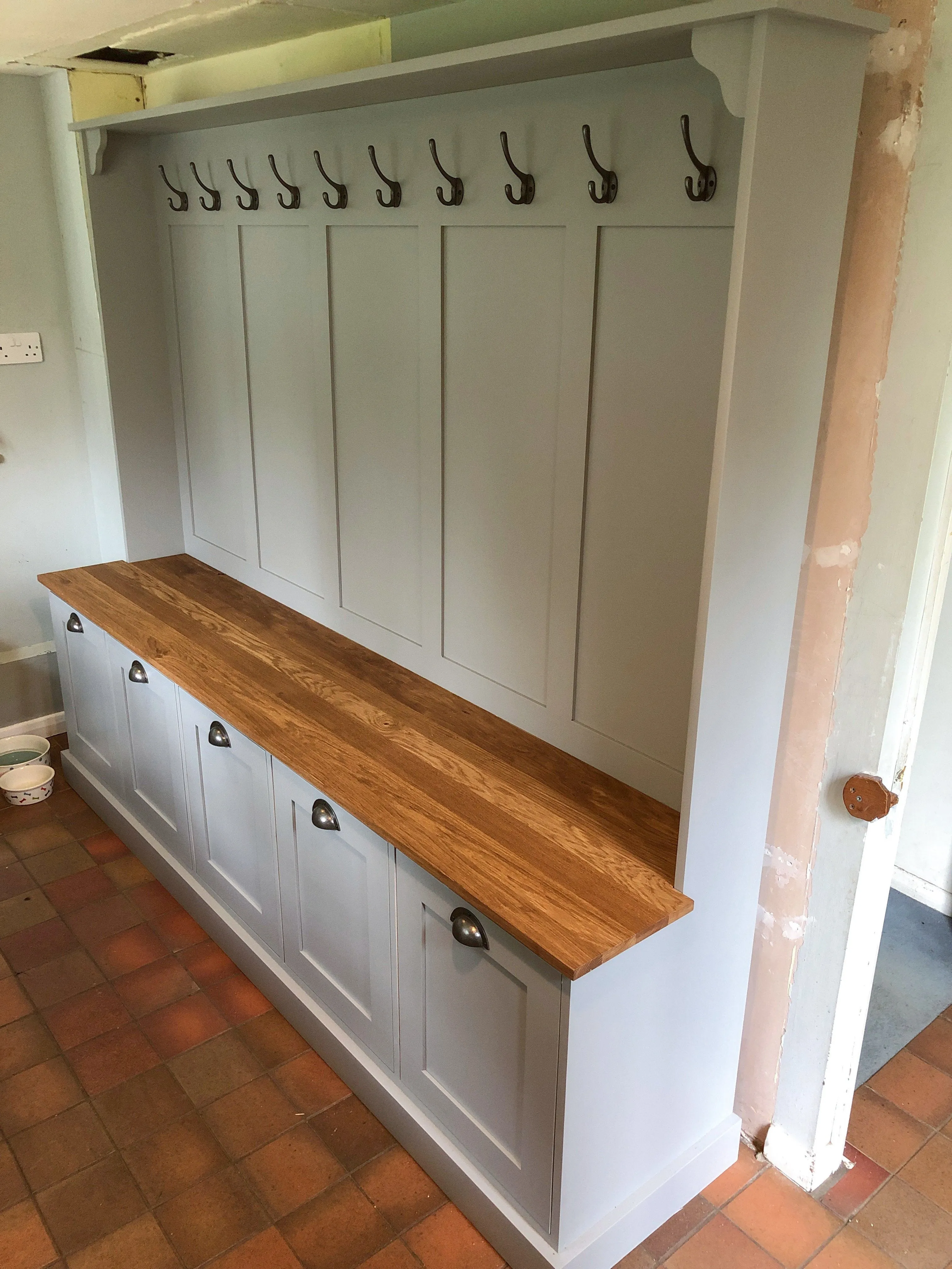 Boot Room Storage Bench with Drawers