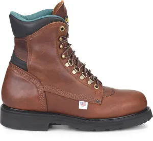 'Carolina' Men's 8" Sarge Hi EH Boot- Brown