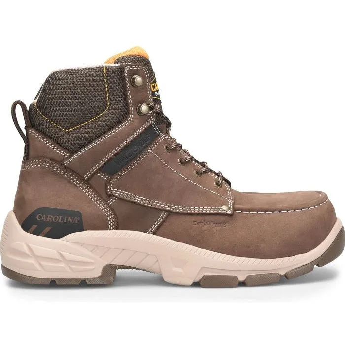 Carolina Men's Duke 6" CT Waterproof Slip Resist Work Boot -Brown- CA5544