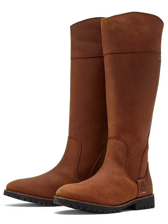 CHATHAM Ladies Gatcombe Waterproof Boots - Walnut