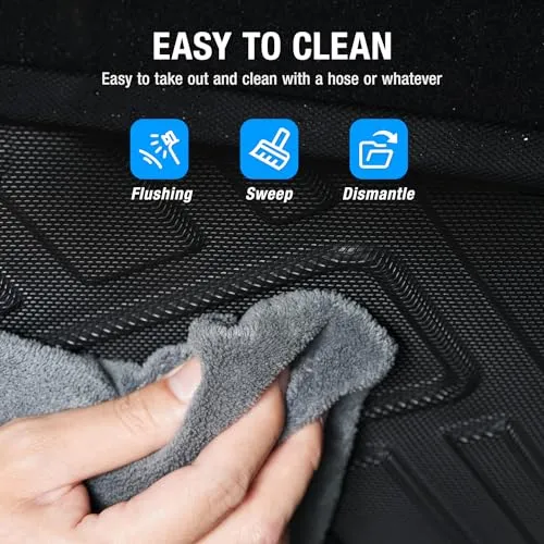 Chevrolet Equinox 2017-2022 Cargo Trunk Mat Liner Custom Fit TPE All Weather