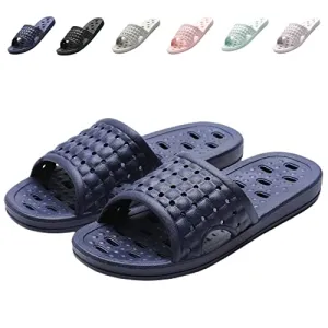 COZYAREA Shower Shoes Quick Dry Non-Slip Bathroom Slippers for Men Women Dorm Home Slides