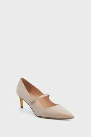 Crema Patent Betha Heels