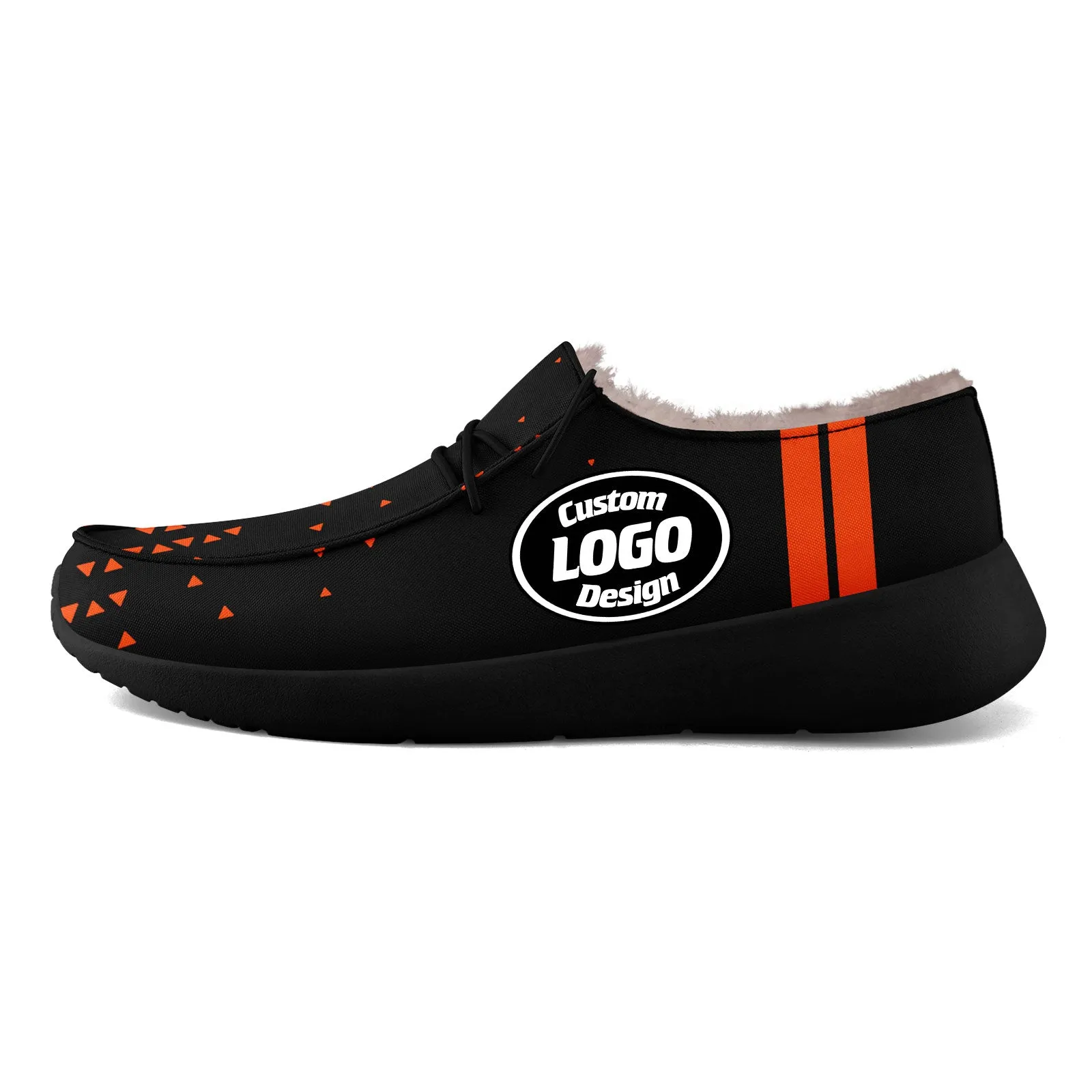 Custom Black Orange Cincinnati Shoes Personalized Sneaker FN042-D020279-6