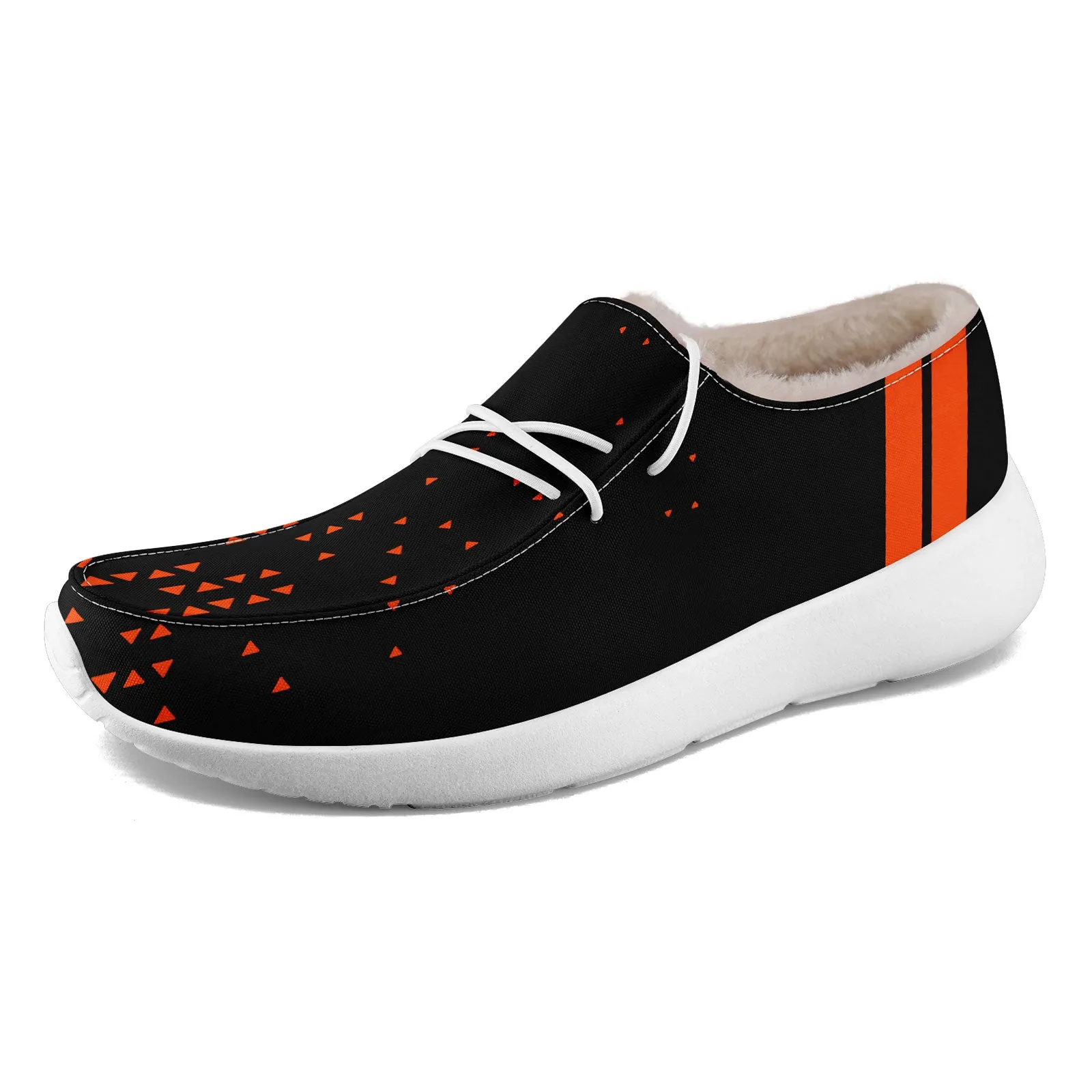 Custom Black Orange Cincinnati Shoes Personalized Sneaker FN042-D020279-6