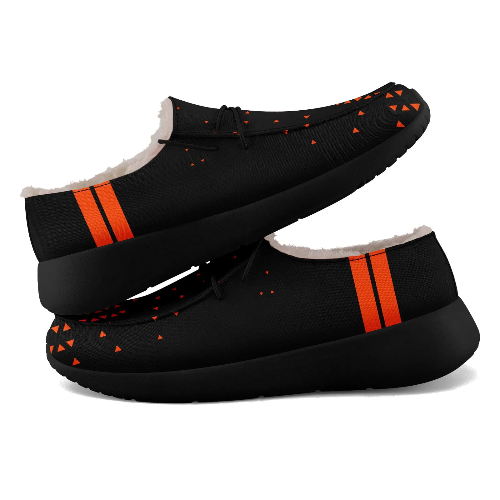 Custom Black Orange Cincinnati Shoes Personalized Sneaker FN042-D020279-6