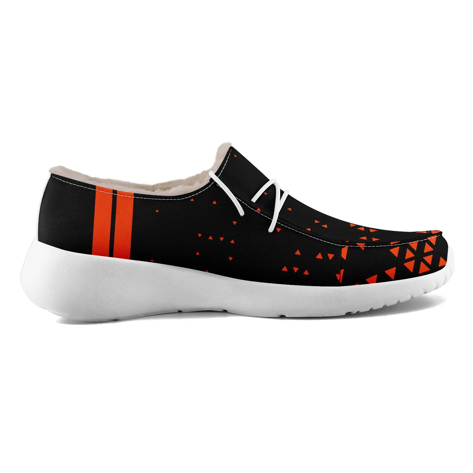 Custom Black Orange Cincinnati Shoes Personalized Sneaker FN042-D020279-6