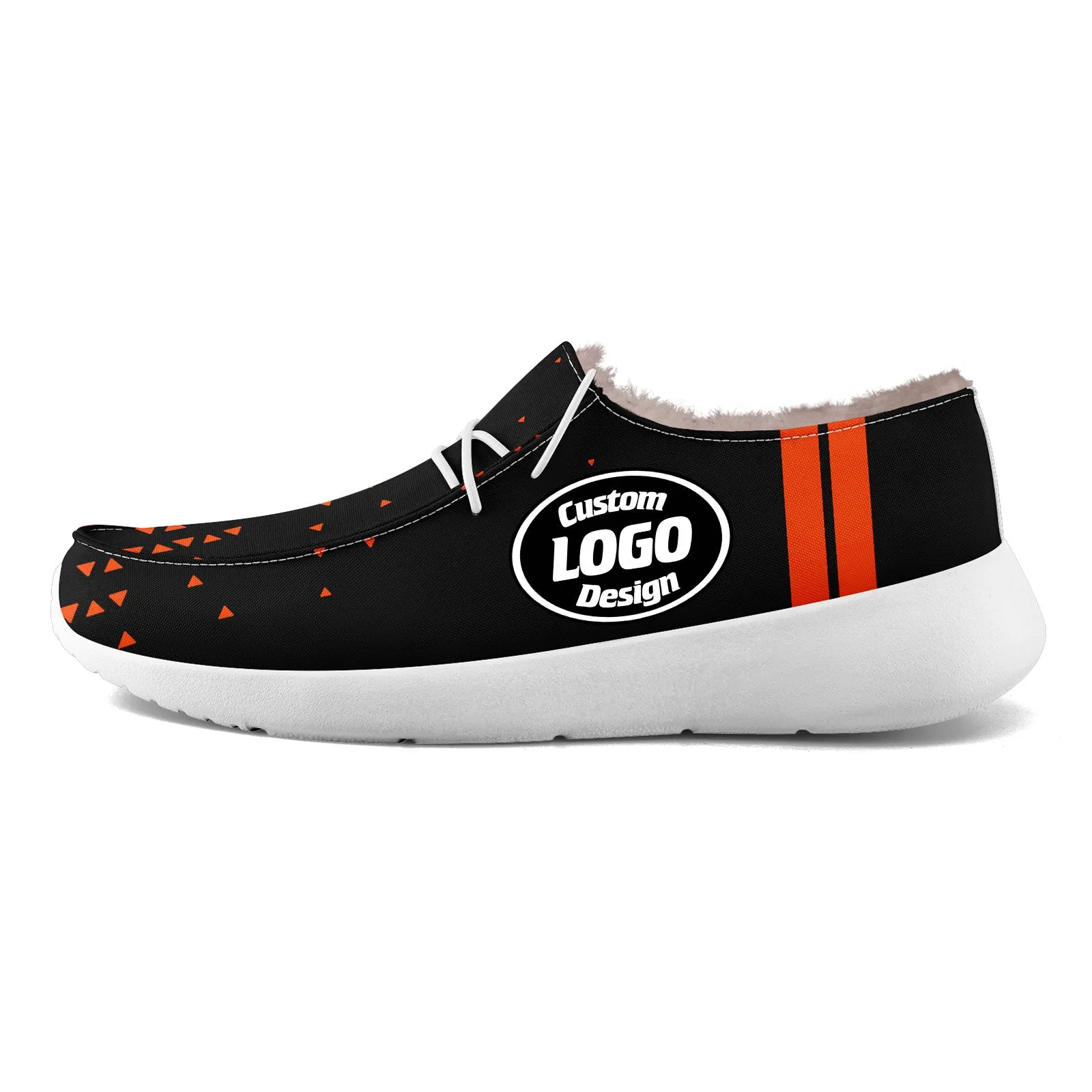 Custom Black Orange Cincinnati Shoes Personalized Sneaker FN042-D020279-6