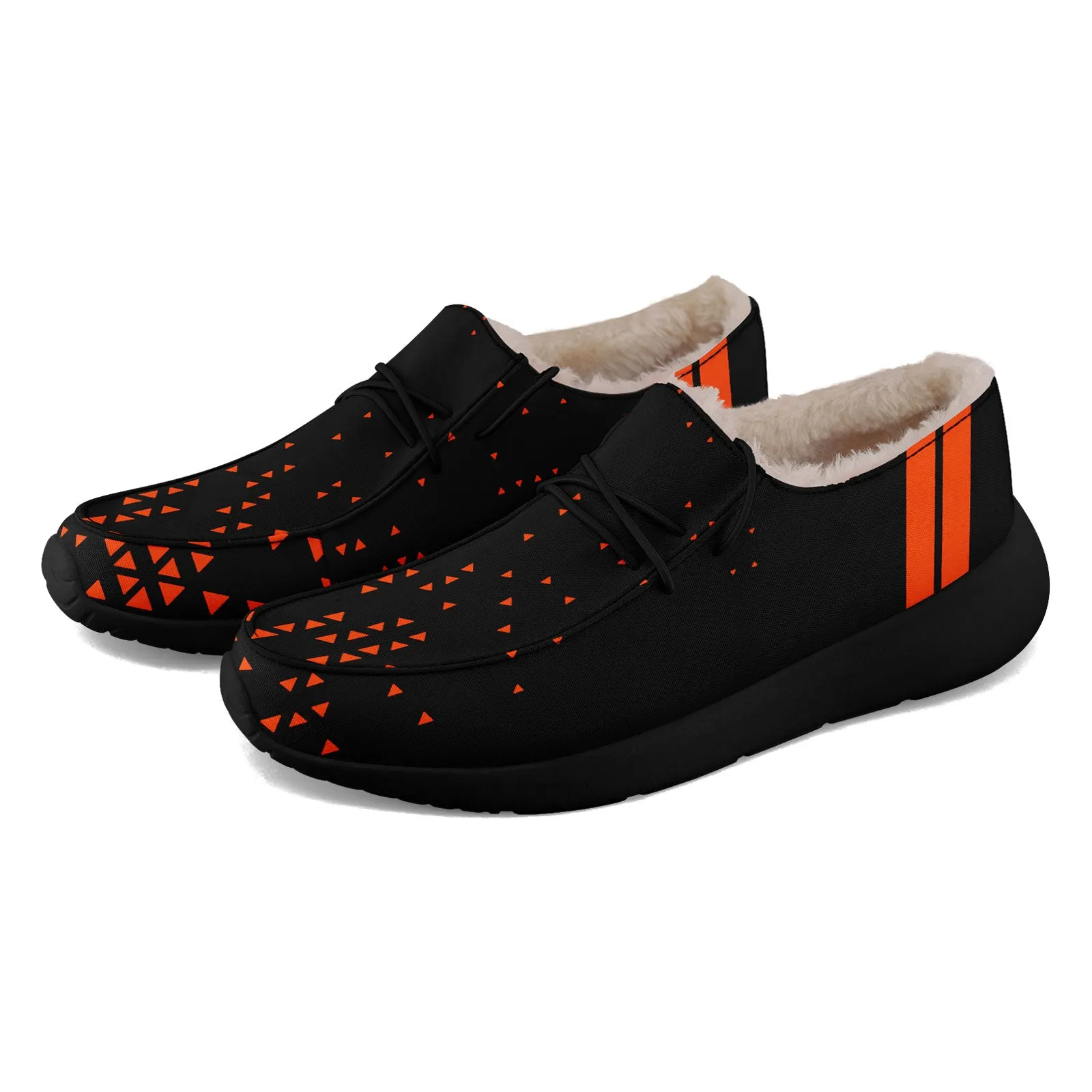 Custom Black Orange Cincinnati Shoes Personalized Sneaker FN042-D020279-6