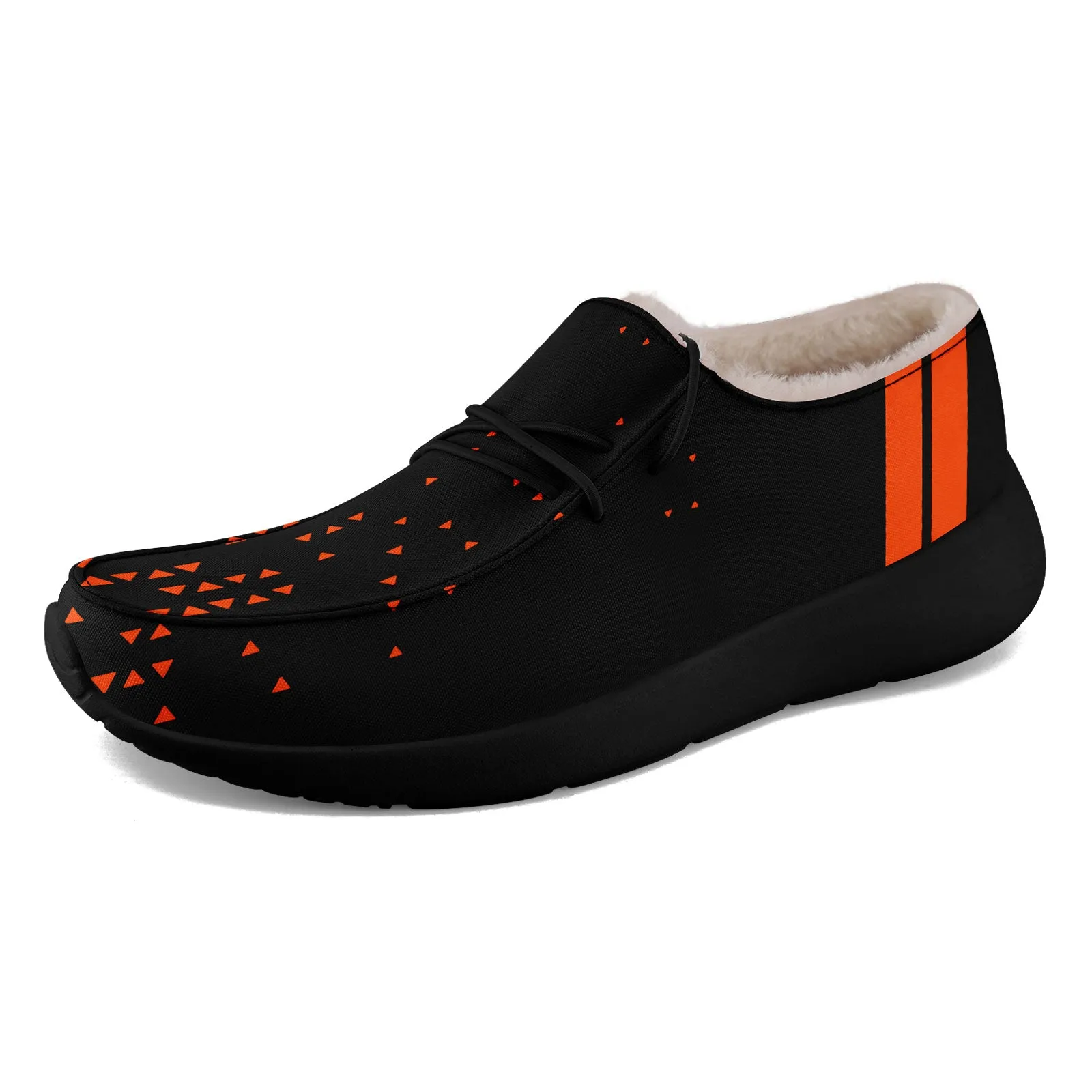 Custom Black Orange Cincinnati Shoes Personalized Sneaker FN042-D020279-6