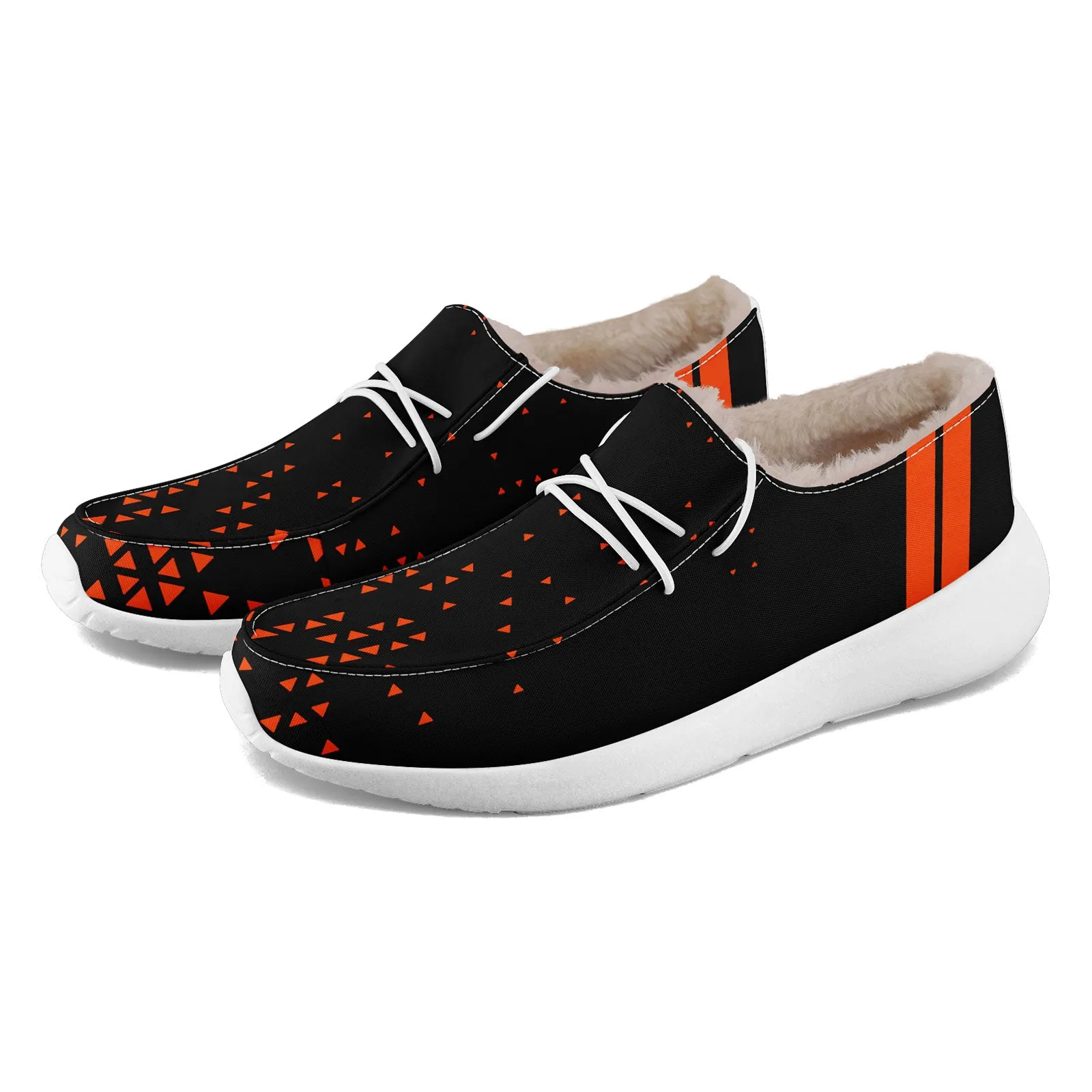 Custom Black Orange Cincinnati Shoes Personalized Sneaker FN042-D020279-6