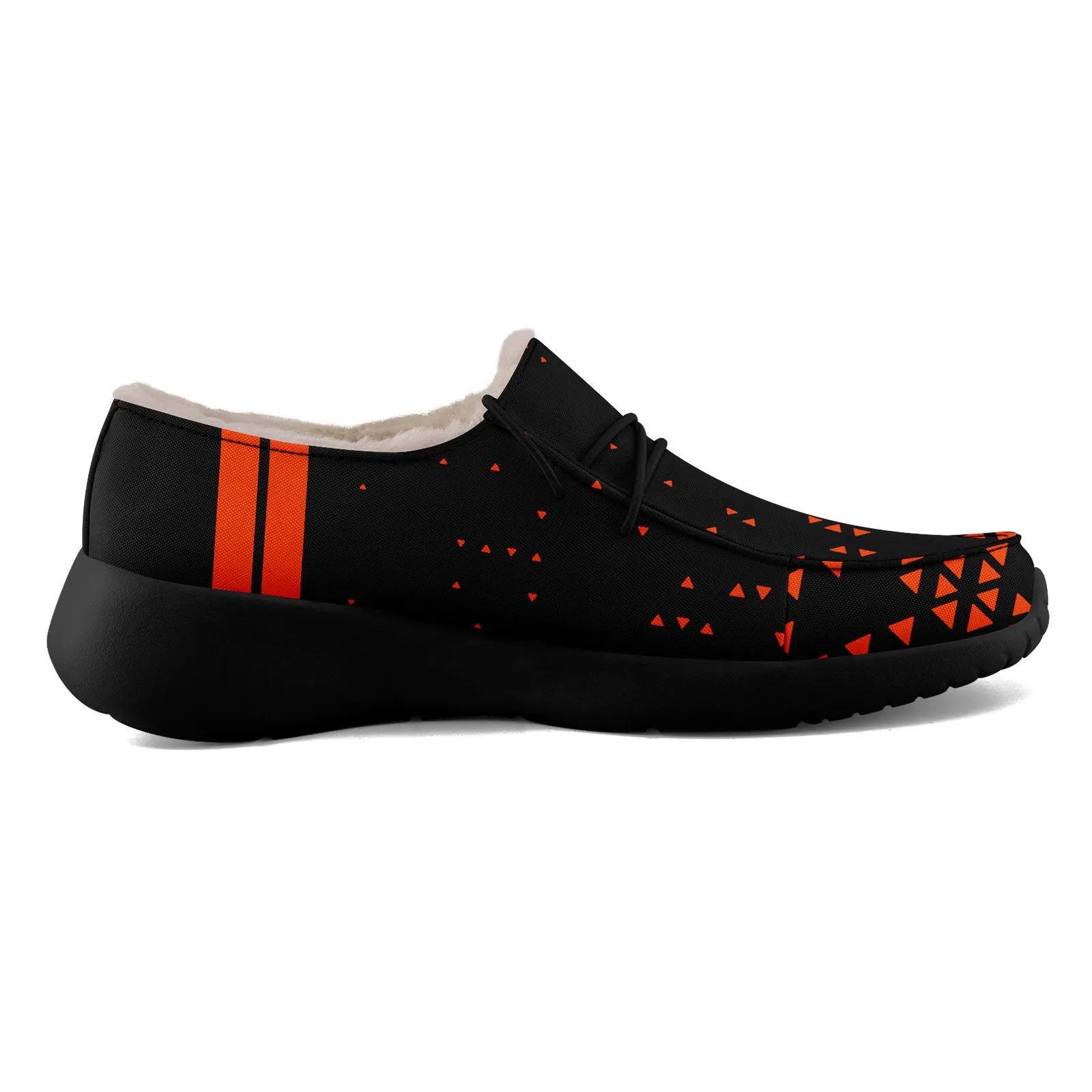 Custom Black Orange Cincinnati Shoes Personalized Sneaker FN042-D020279-6