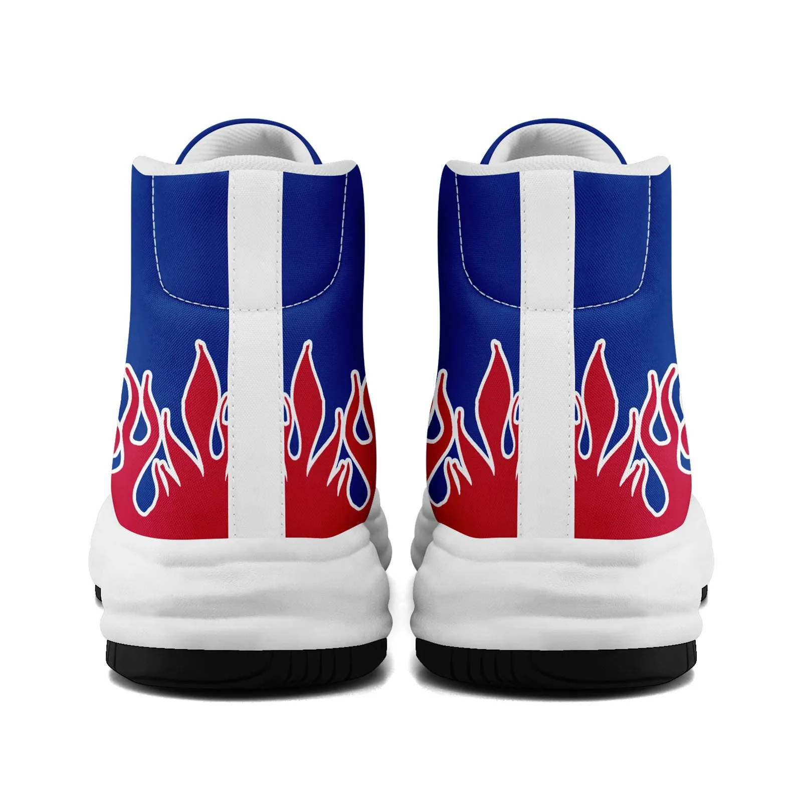 Custom Blue Red Buffalo Firesoul Shoes Personalized Sneaker FN039-D020272-4