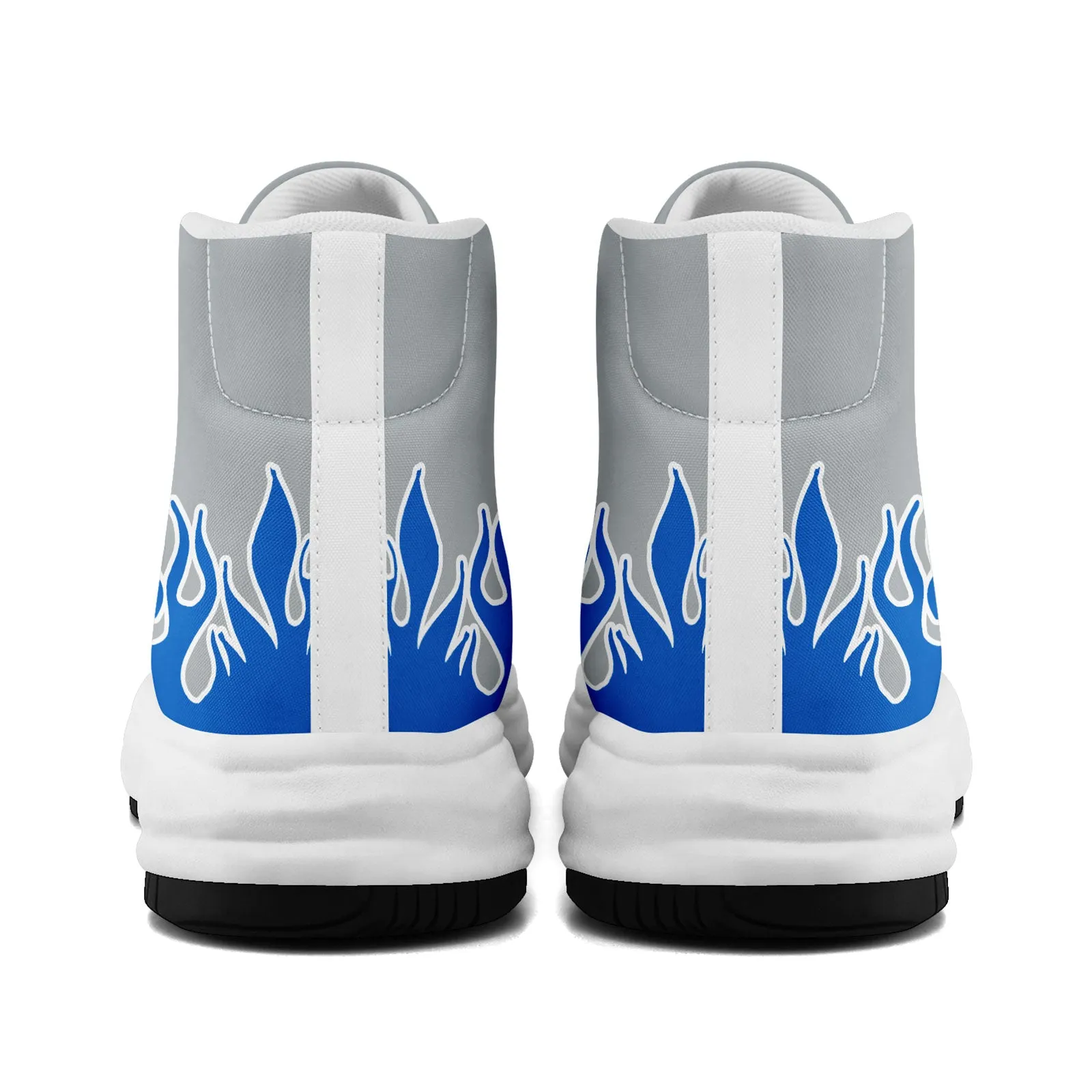 Custom Gray Blue Detroit Firesoul Shoes Personalized Sneaker FN039-D020272-11