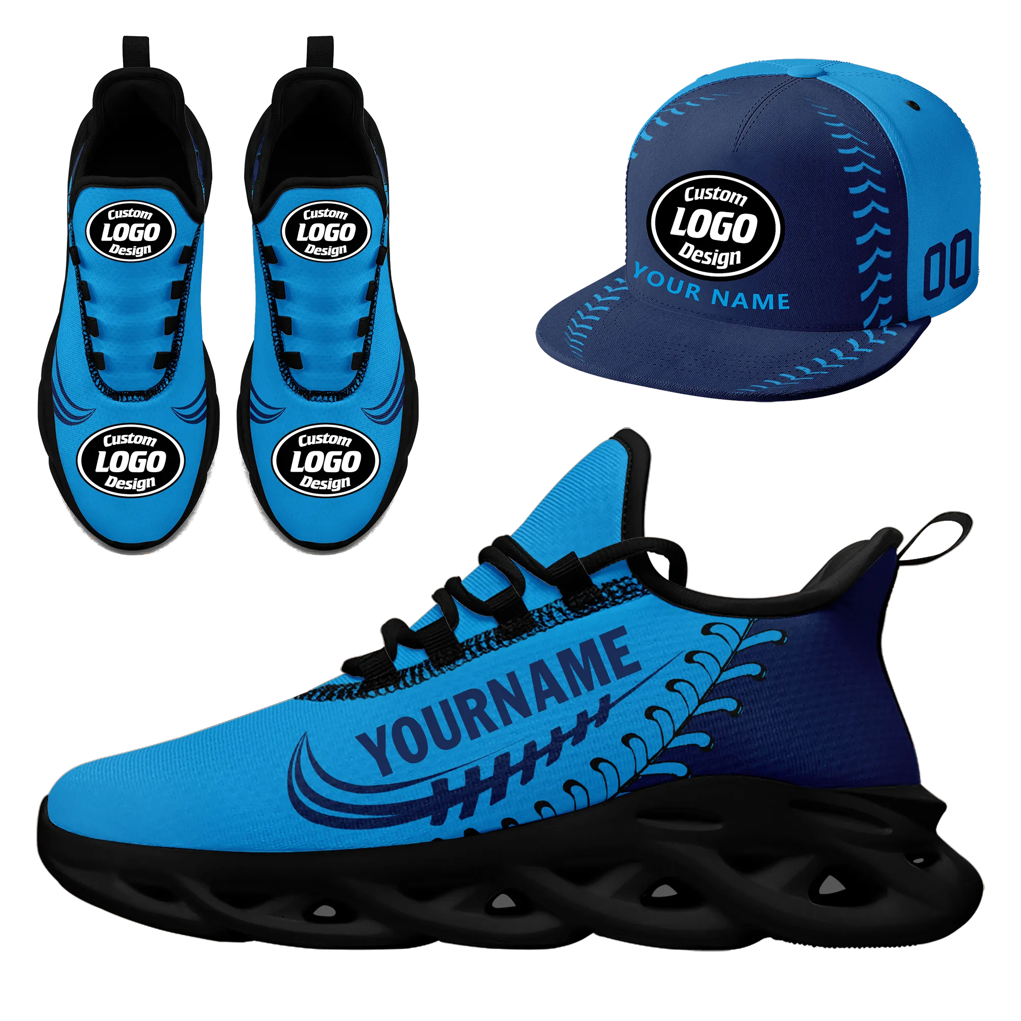 Custom MaxSoul Shoes and Hat Combo Personalized JH-bd0b00ea-cc