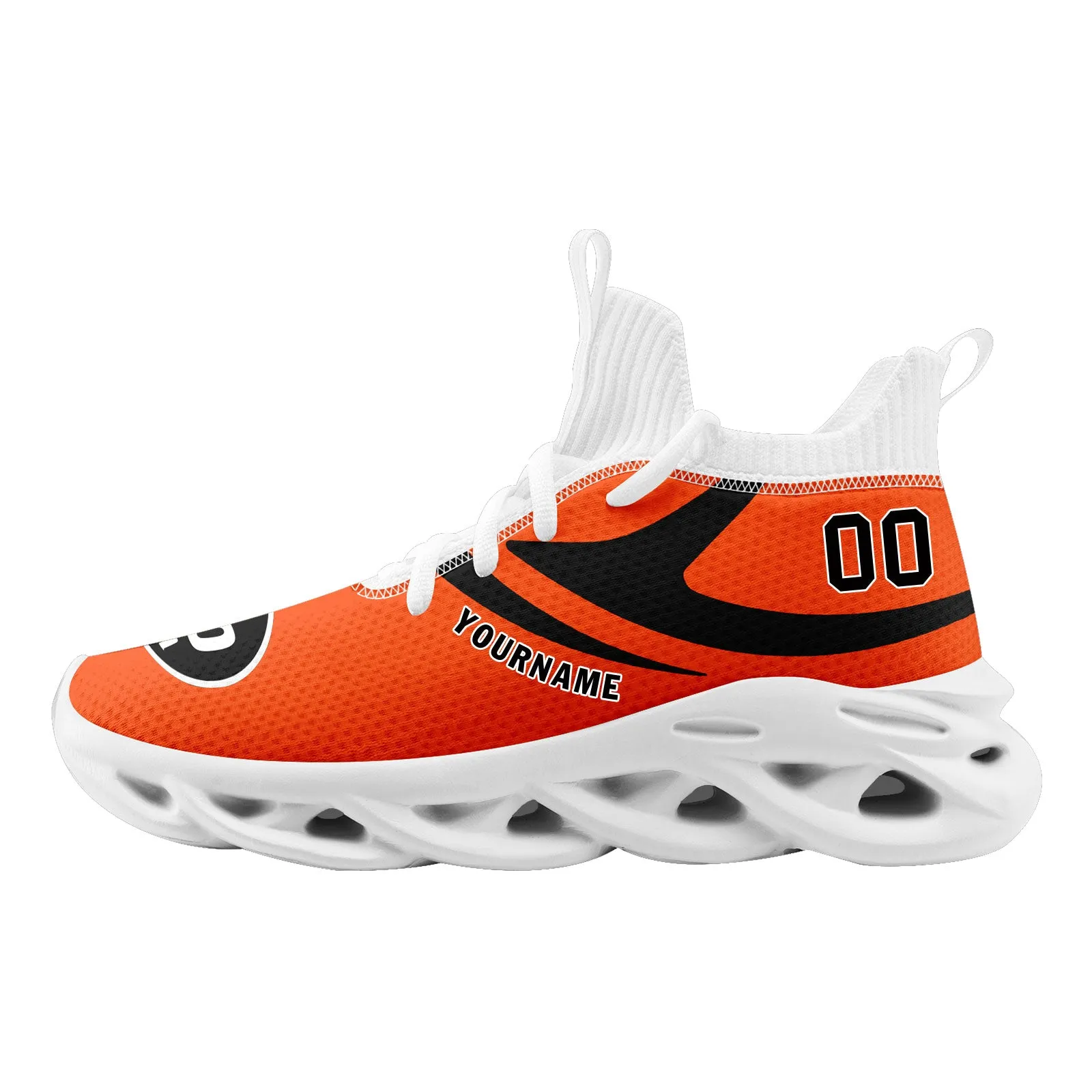 Custom Orange Cincinnati Maxsoul Shoes Personalized Sneaker FN030-D025004-6