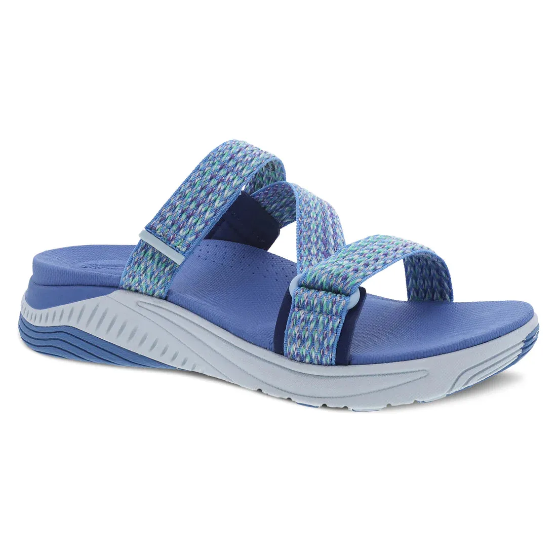 Dansko Women's Rosette Sandal - Blue Multi Webbing