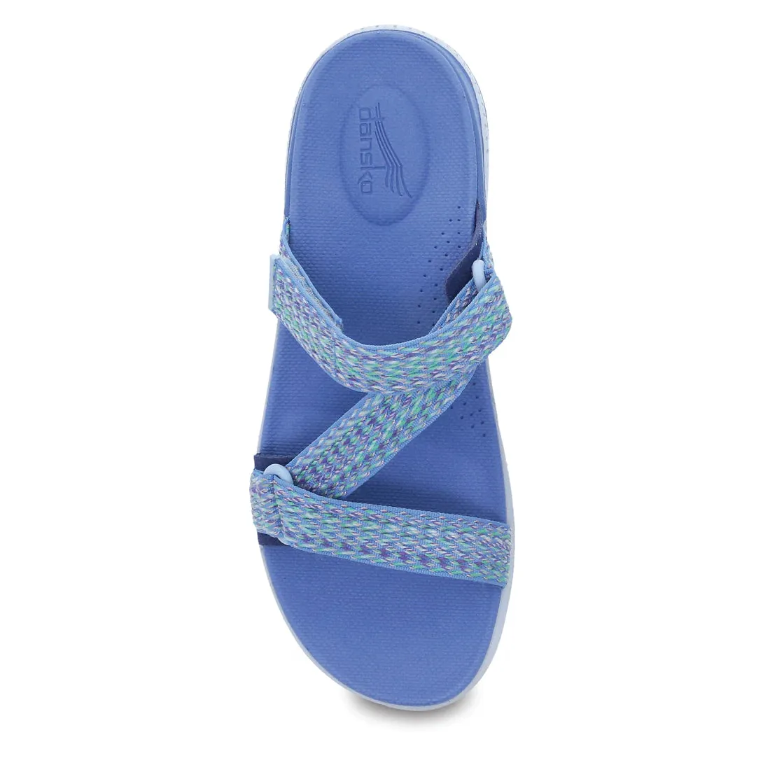 Dansko Women's Rosette Sandal - Blue Multi Webbing