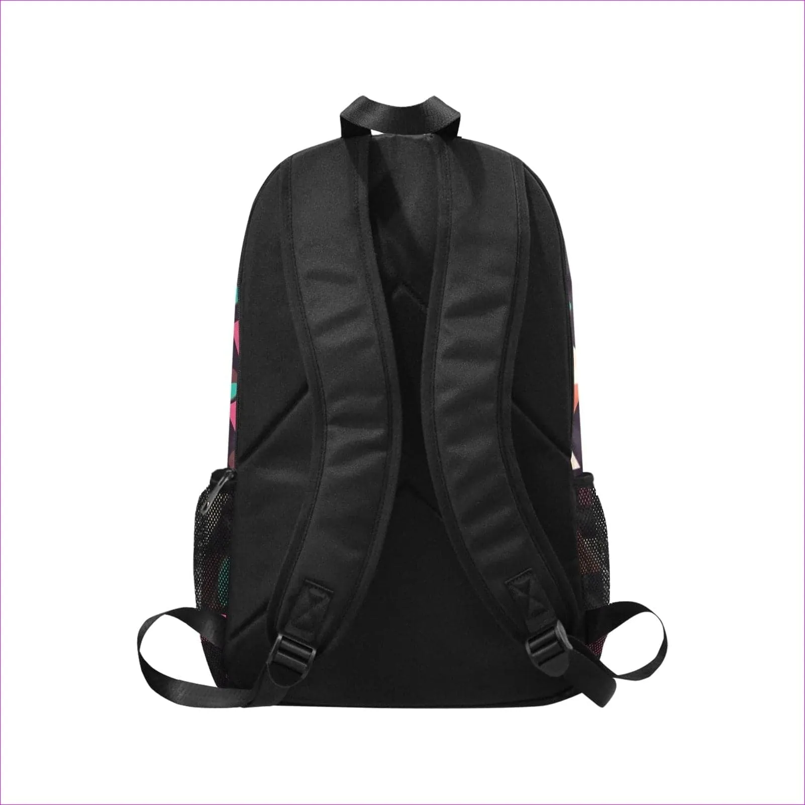 Disco Unisex Casual Backpack with Side Mesh Pockets