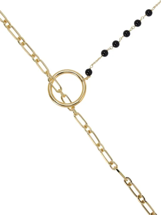 Dolce&amp;Gabbana   Sphere &amp; cross pendant long necklace 