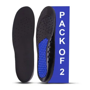 Dr Foot | Insole for Shoes Men | Arch Support for Flat Feet | Shoe Insole for Women | Flat Feet Arch Support Insole | Gel Insoles for Men | Work Insoles | All Day Comfort |Large |1 Pair-Pack Of 2