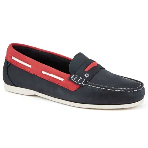 DUBARRY Ladies Belize Deck Shoes - Denim & Red