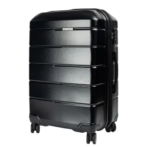 Durable 24in Hard Shell Suitcase, TSA Lock, 360 Wheels - Olympus